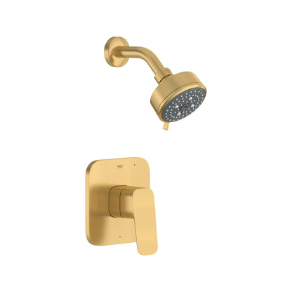GROHE 105377GN00 Cubeo Pressure Balance Valve Shower Trim Kit - Brushed Cool Sunrise