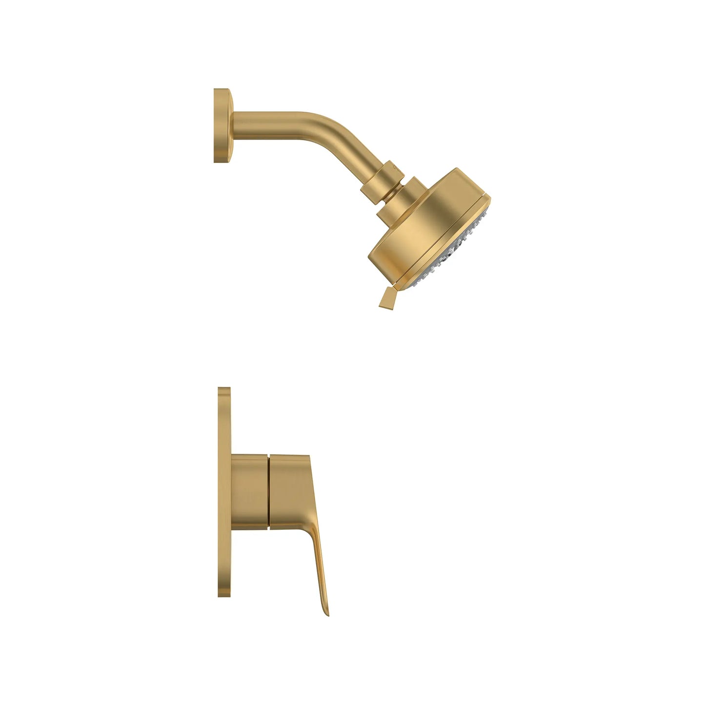 GROHE 105377GN00 Cubeo Pressure Balance Valve Shower Trim Kit - Brushed Cool Sunrise