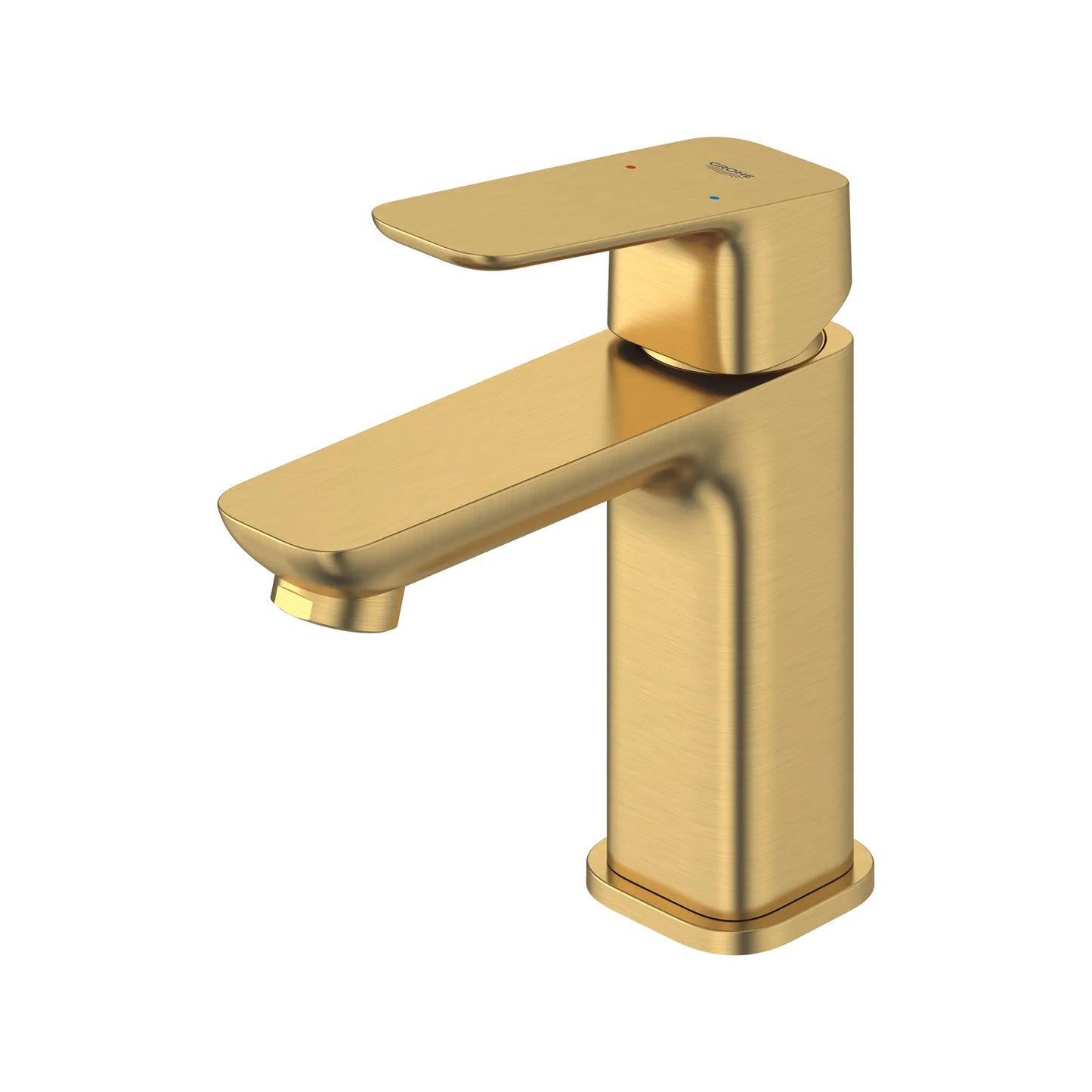 GROHE 101899GN00 Cubeo Single Hole Single Handle S-Size Bathroom Faucet, Less Drain, 1.2 gpm - Brushed Cool Sunrise