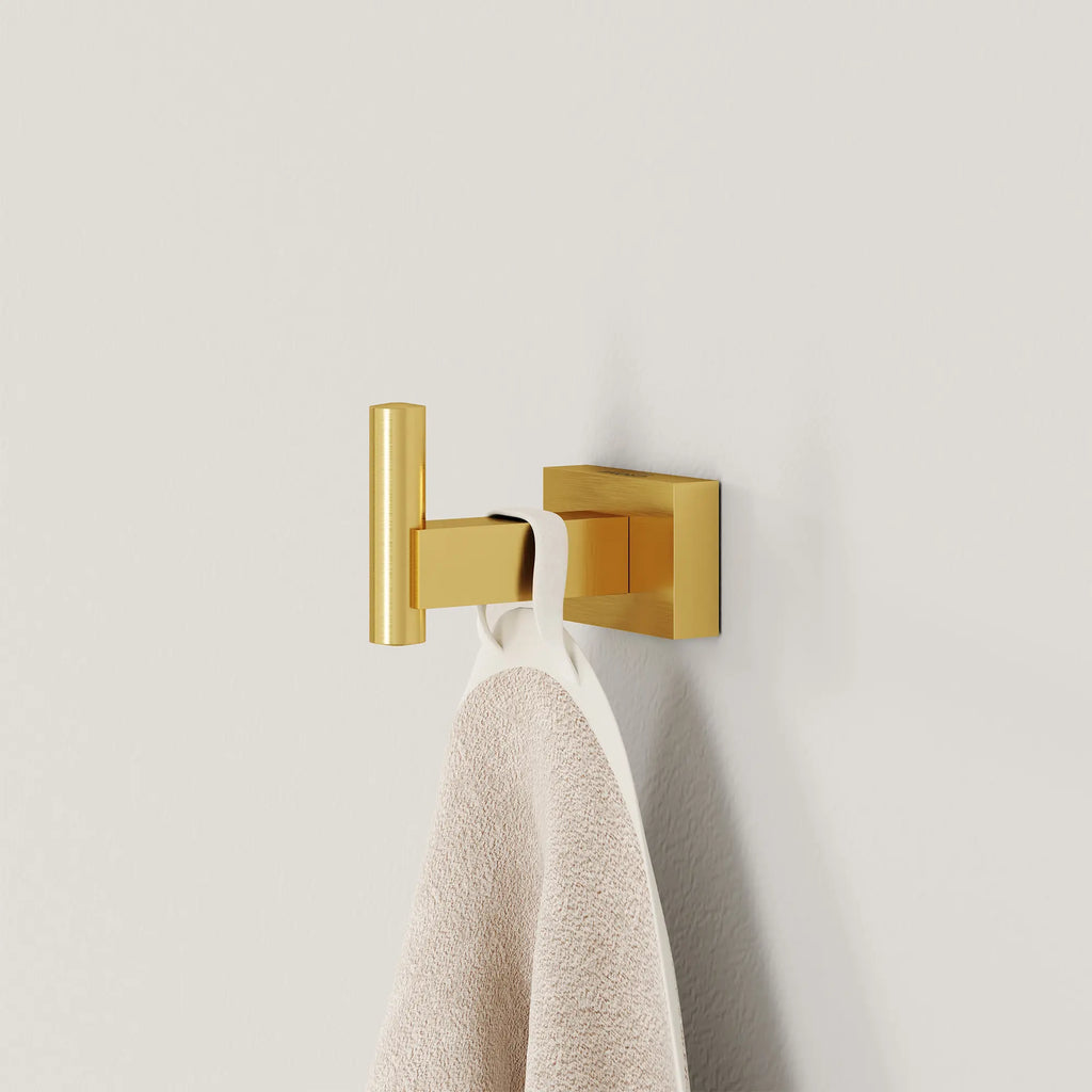 GROHE 40511GN1 Essentials Cube Robe Hook - Brushed Cool Sunrise