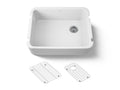KOHLER K-25766-0 Ironridge 28" Undermount Single-Bowl Farmhouse Kitchen Sink - White