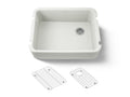 KOHLER K-25766-NY Ironridge 28" Undermount Single-Bowl Farmhouse Kitchen Sink - Dune