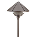 KICHLER 15211AZT Large One Tier 120V Path Light Textured Architectural Bronze