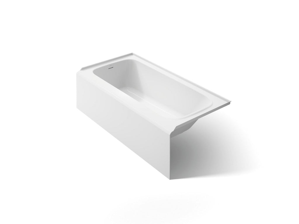 KOHLER K-25830-LA-0 Avec 60" X 30" Alcove Bath, Left Drain - White