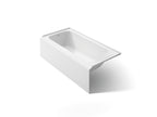 KOHLER K-25830-LA-0 Avec 60" X 30" Alcove Bath, Left Drain - White