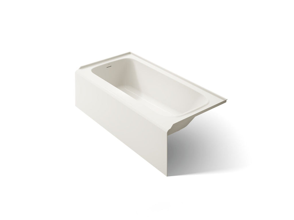 KOHLER K-25830-LA-96 Avec 60" X 30" Alcove Bath, Left Drain - Biscuit