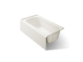 KOHLER K-25831-RA-96 Avec 60" X 32" Alcove Bath, Right Drain - Biscuit