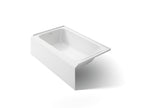 KOHLER K-25832-LA-0 Avec 60" X 36" Alcove Bath, Left Drain - White