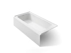 KOHLER K-25834-LA-0 Avec 72" X 36" Alcove Bath, Left Drain - White