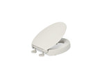 KOHLER K-25875-47 Hyten Elevated Quiet-Close Elongated Toilet Seat - Almond