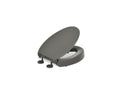 KOHLER K-25875-58 Hyten Elevated Quiet-Close Elongated Toilet Seat - Thunder Grey