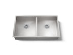KOHLER K-25940-NA Vault 32" Undermount Double-Bowl Kitchen Sink - Stainless Steel