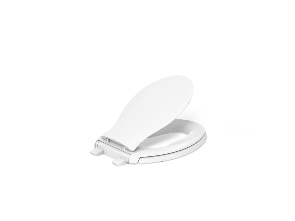 KOHLER K-2599-RL-0 Transitions Nightlight Readylatch Quiet-Close Elongated Toilet Seat - White