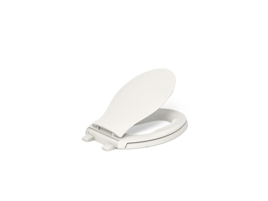 KOHLER K-2599-RL-96 Transitions Nightlight Readylatch Quiet-Close Elongated Toilet Seat - Biscuit