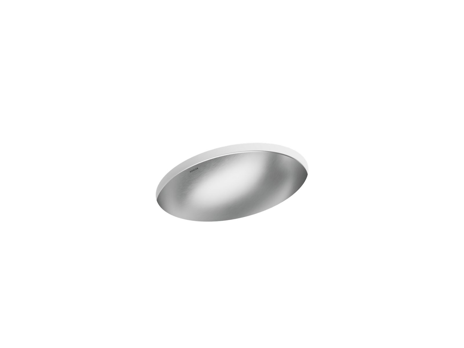KOHLER K-2602-SU-NA Rhythm 23-1/4" Oval Undermount Bathroom Sink, No Overflow