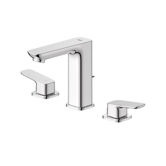 GROHE 1019220000 Cubeo 8" Widespread 2-Handle Bathroom Faucet, 1.2 gpm - Chrome