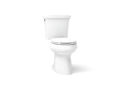 KOHLER K-26076-0 Intrepid The Complete Solution two-piece elongated toilet, 1.28 gpf - White