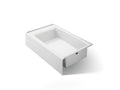 KOHLER K-26107-RA-0 Entity 60" X 36" Alcove Bath With Right Drain - White