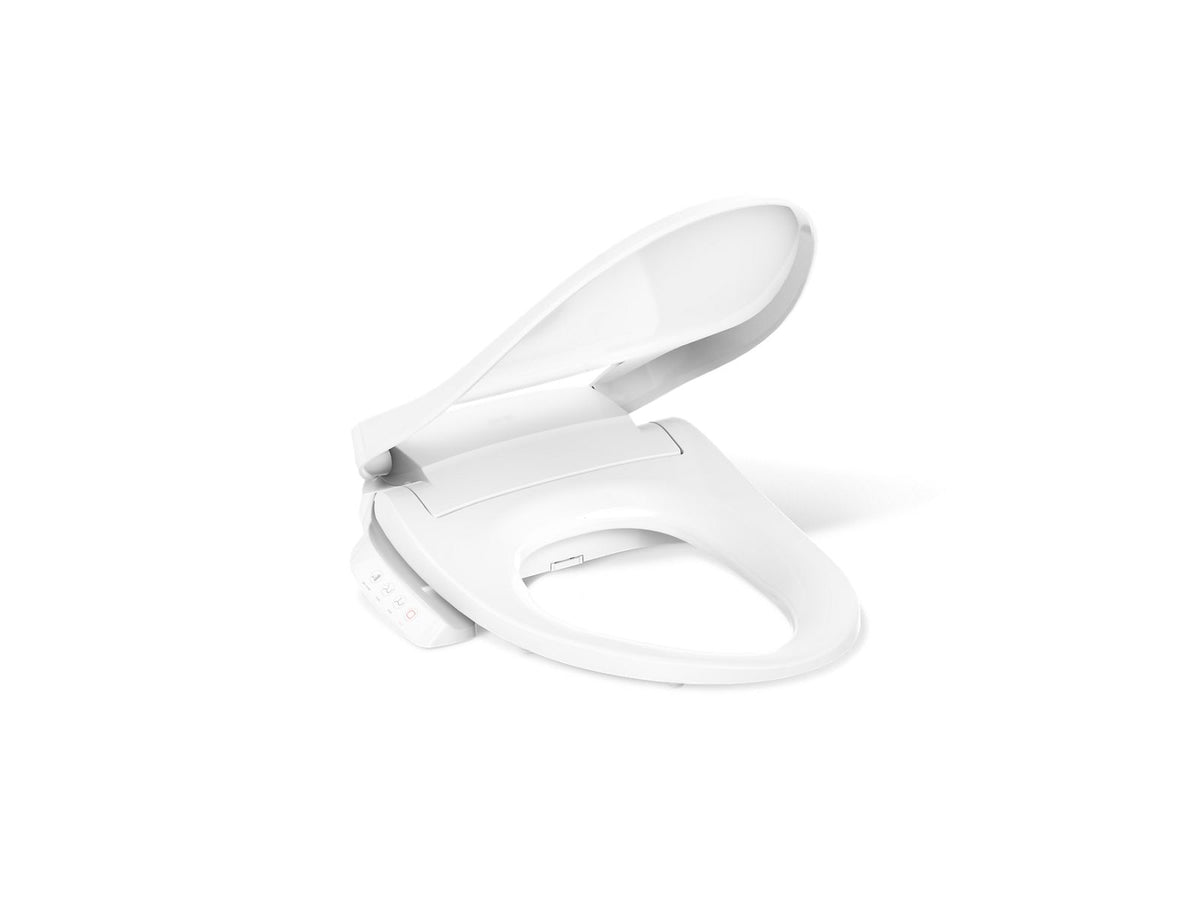 KOHLER K-26132-CSP-0 Purewash E545 Elongated Bidet Toilet Seat - White