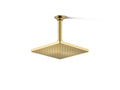 KOHLER K-26148-2MB Honesty 8" Single-Function Rainhead, 2.5 Gpm - Vibrant Brushed Moderne Brass
