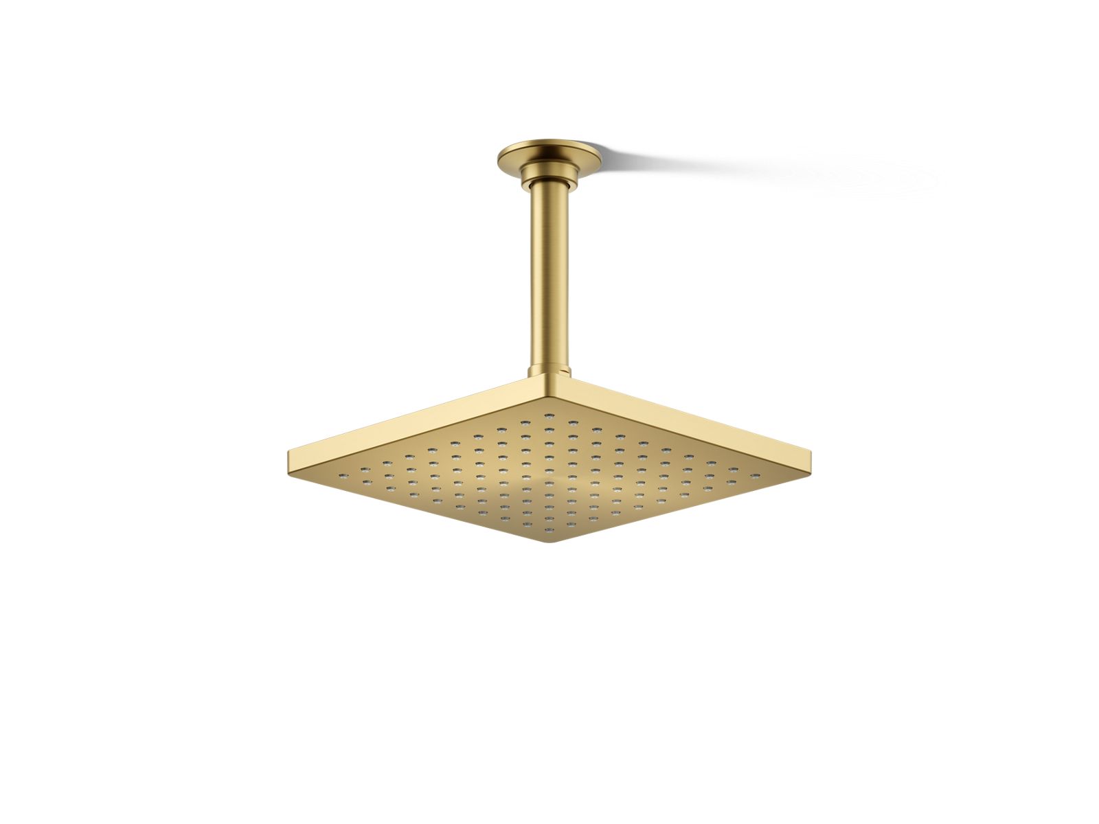 KOHLER K-26148-2MB Honesty 8" Single-Function Rainhead, 2.5 Gpm - Vibrant Brushed Moderne Brass