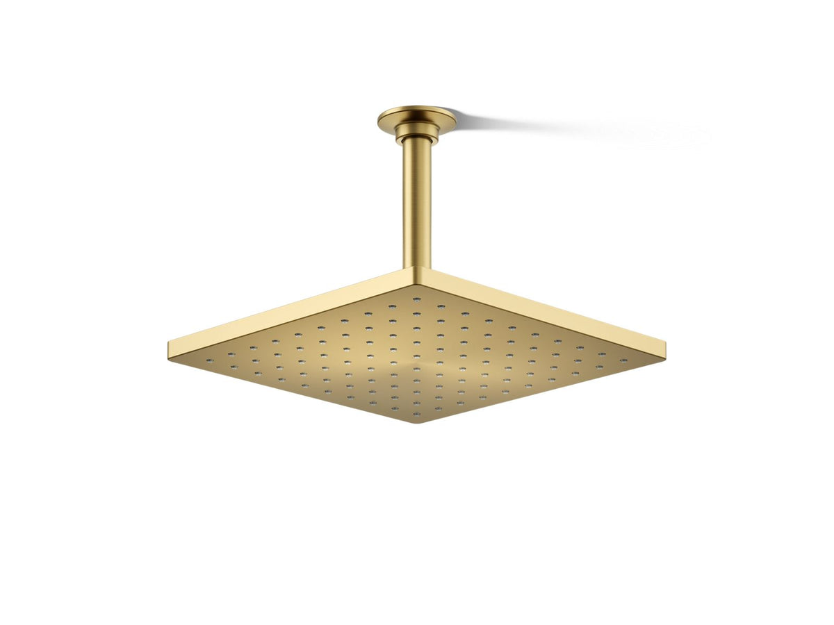KOHLER K-26149-2MB Honesty 10" Single-Function Rainhead, 2.5 Gpm - Vibrant Brushed Moderne Brass