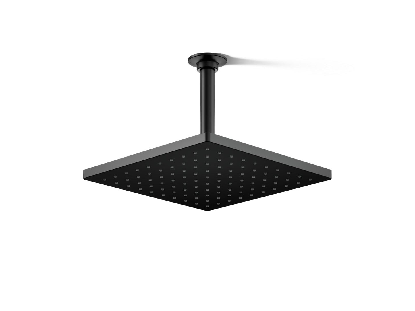 KOHLER K-26149-BL Honesty 10" single-function rainhead, 2.5 gpm - Matte Black