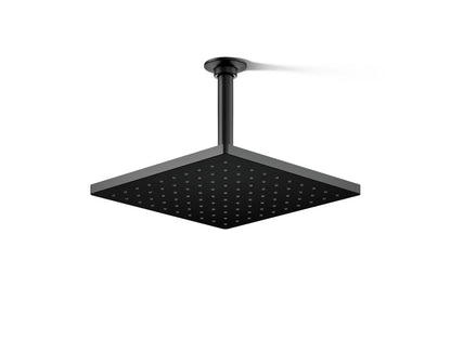 KOHLER K-26149-BL Honesty 10" single-function rainhead, 2.5 gpm - Matte Black