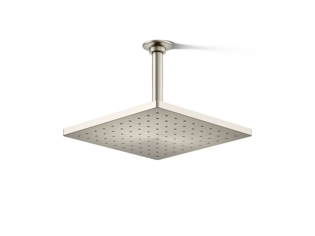 KOHLER K-26149-BN Honesty 10" Single-Function Rainhead, 2.5 Gpm - Vibrant Brushed Nickel