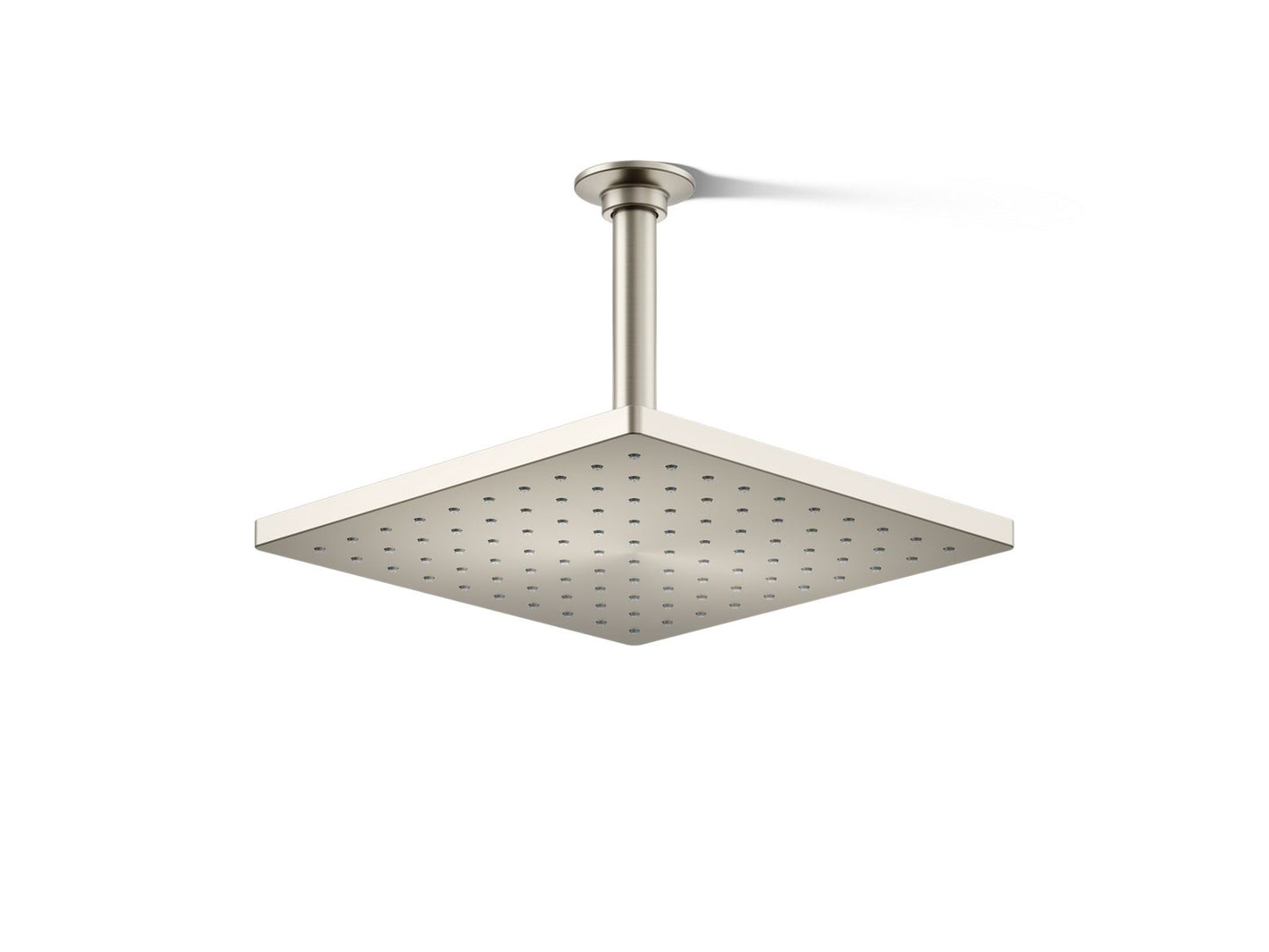KOHLER K-26149-BN Honesty 10" single-function rainhead, 2.5 gpm - Vibrant Brushed Nickel