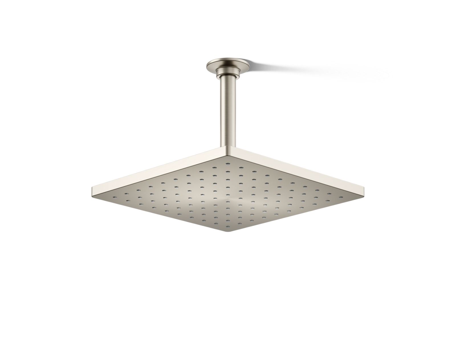 KOHLER K-26149-BN Honesty 10" Single-Function Rainhead, 2.5 Gpm - Vibrant Brushed Nickel