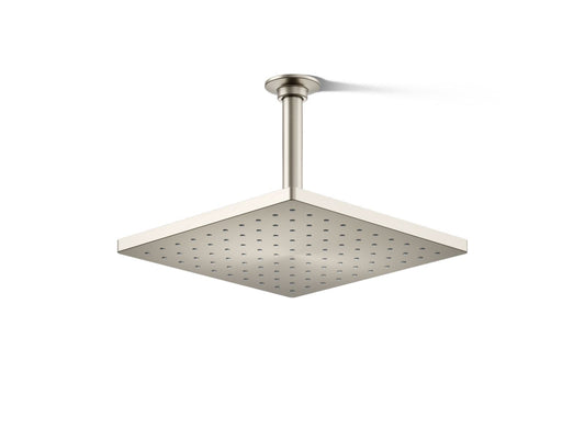 KOHLER K-26149-BN Honesty 10" single-function rainhead, 2.5 gpm - Vibrant Brushed Nickel