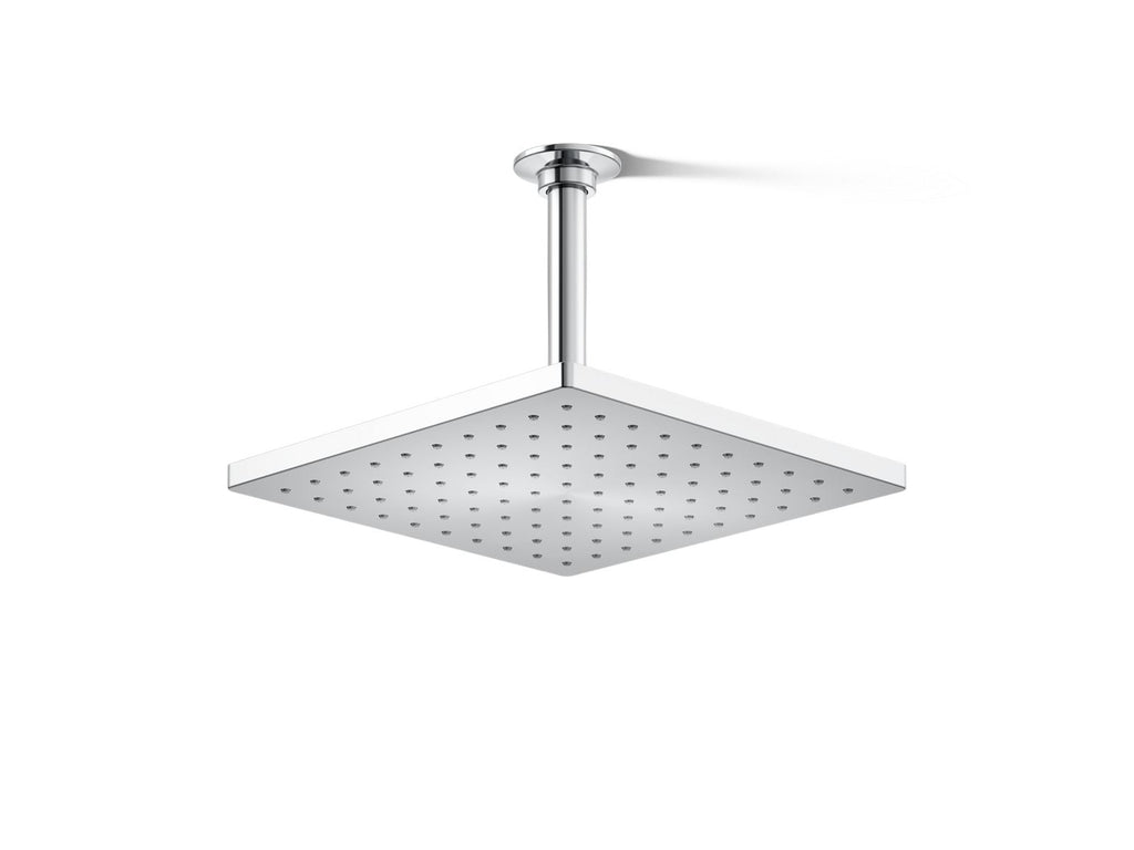 KOHLER K-26149-CP Honesty 10" Single-Function Rainhead, 2.5 Gpm - Polished Chrome