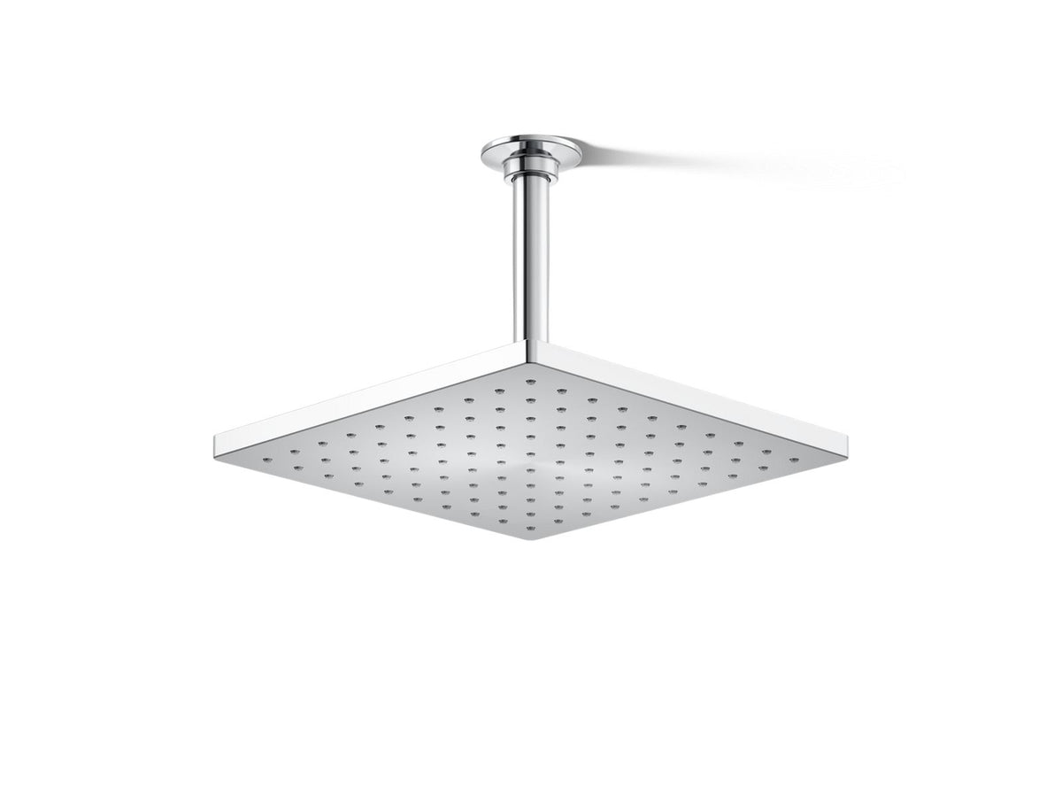 KOHLER K-26149-CP Honesty 10" Single-Function Rainhead, 2.5 Gpm - Polished Chrome
