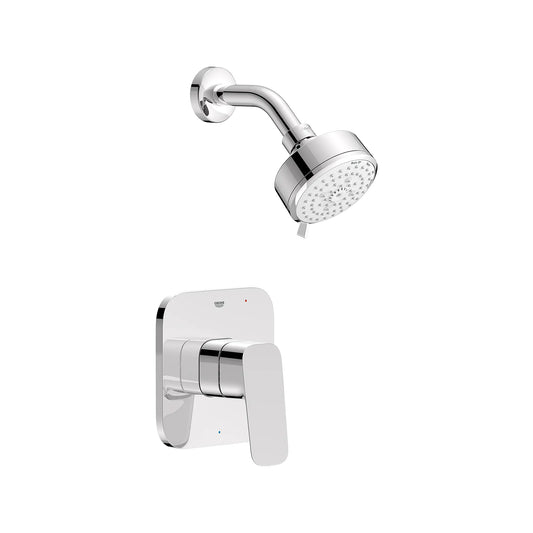 GROHE 1053770000 Cubeo Pressure Balance Valve Shower Trim Kit - Chrome