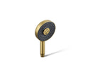KOHLER K-26282-2MB Statement Round Three-Function Handshower, 2.5 Gpm - Vibrant Brushed Moderne Brass