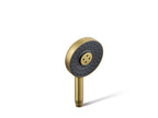 KOHLER K-26282-2MB Statement Round Three-Function Handshower, 2.5 Gpm - Vibrant Brushed Moderne Brass