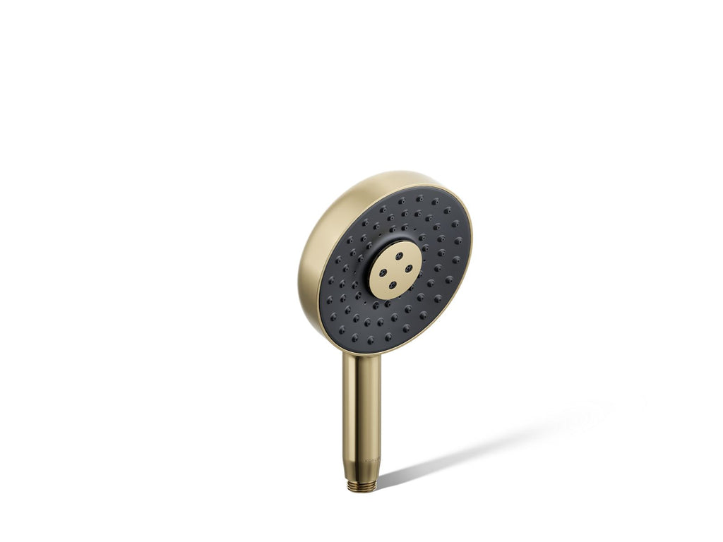KOHLER K-26282-G-AF Statement Round Three-Function Handshower, 1.75 Gpm - Vibrant French Gold