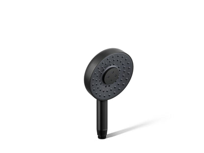 KOHLER K-26282-BL Statement Round three-function handshower, 2.5 gpm - Matte Black