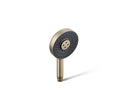 KOHLER K-26282-BV Statement Round Three-Function Handshower, 2.5 Gpm - Vibrant Brushed Bronze