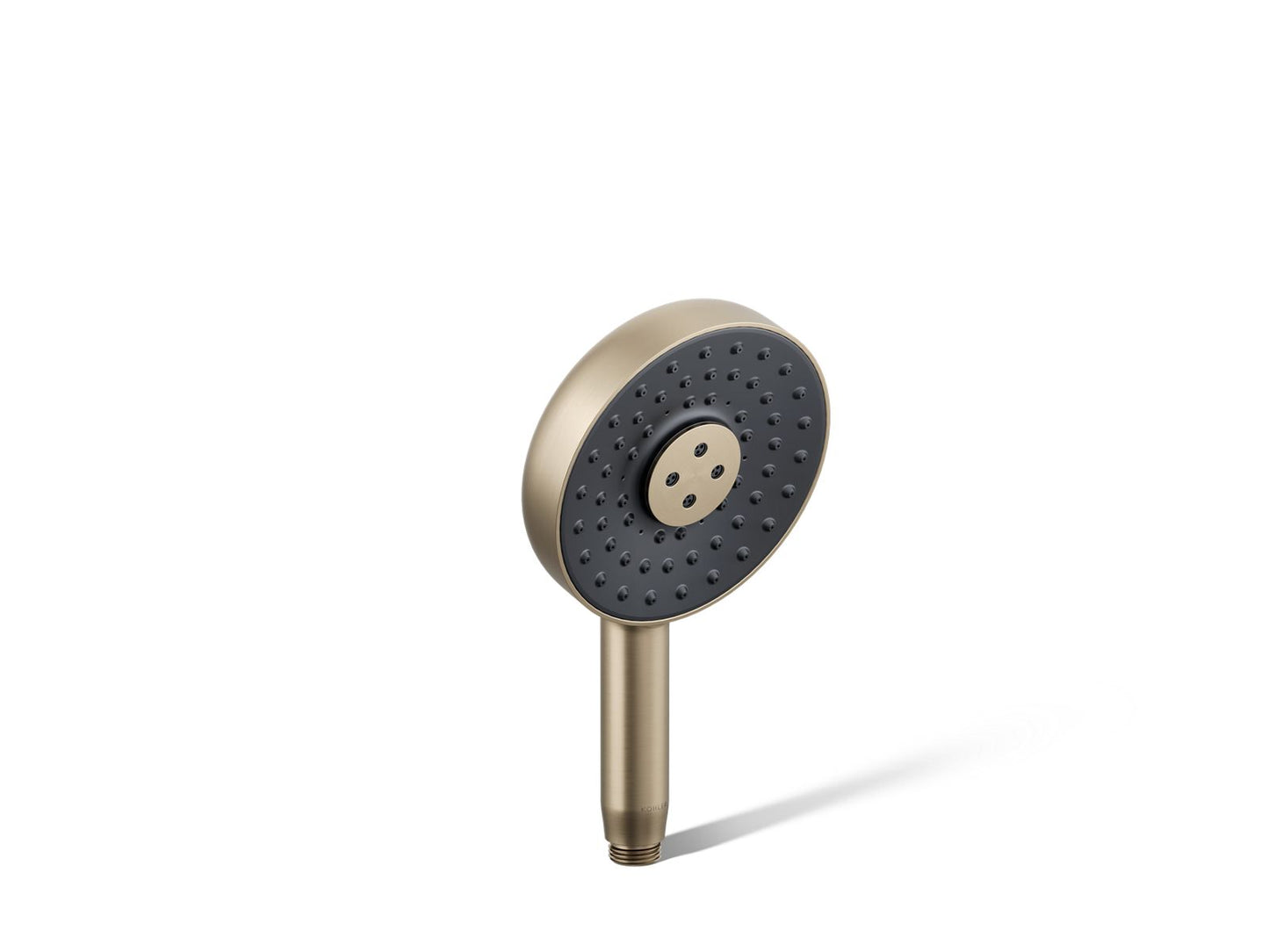 KOHLER K-26282-BV Statement Round three-function handshower, 2.5 gpm - Vibrant Brushed Bronze