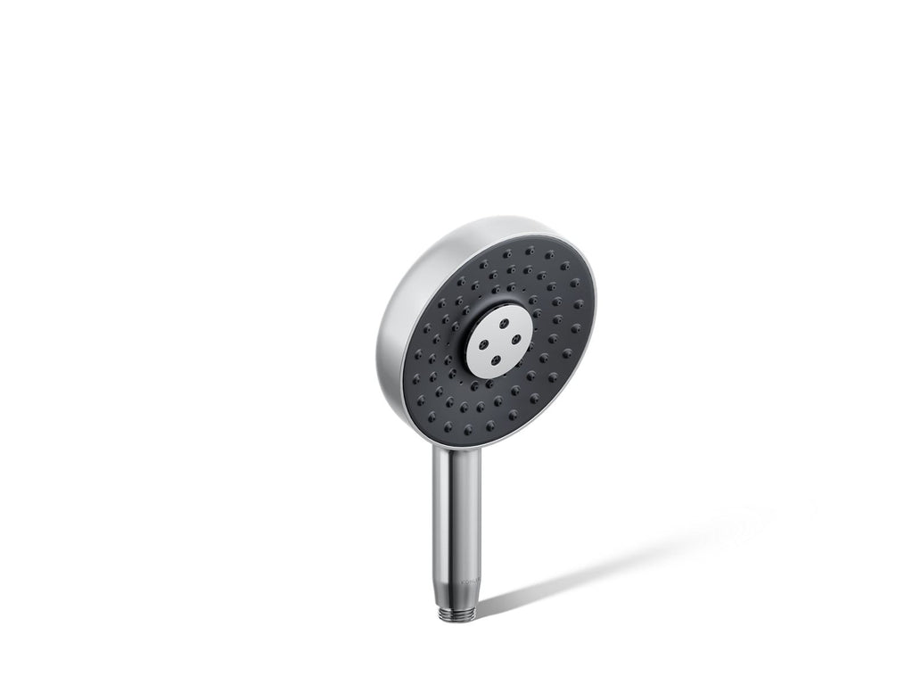 KOHLER K-26282-CP Statement Round Three-Function Handshower, 2.5 Gpm - Polished Chrome