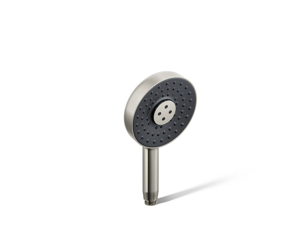 KOHLER K-26282-SN Statement Round Three-Function Handshower, 2.5 Gpm - Vibrant Polished Nickel