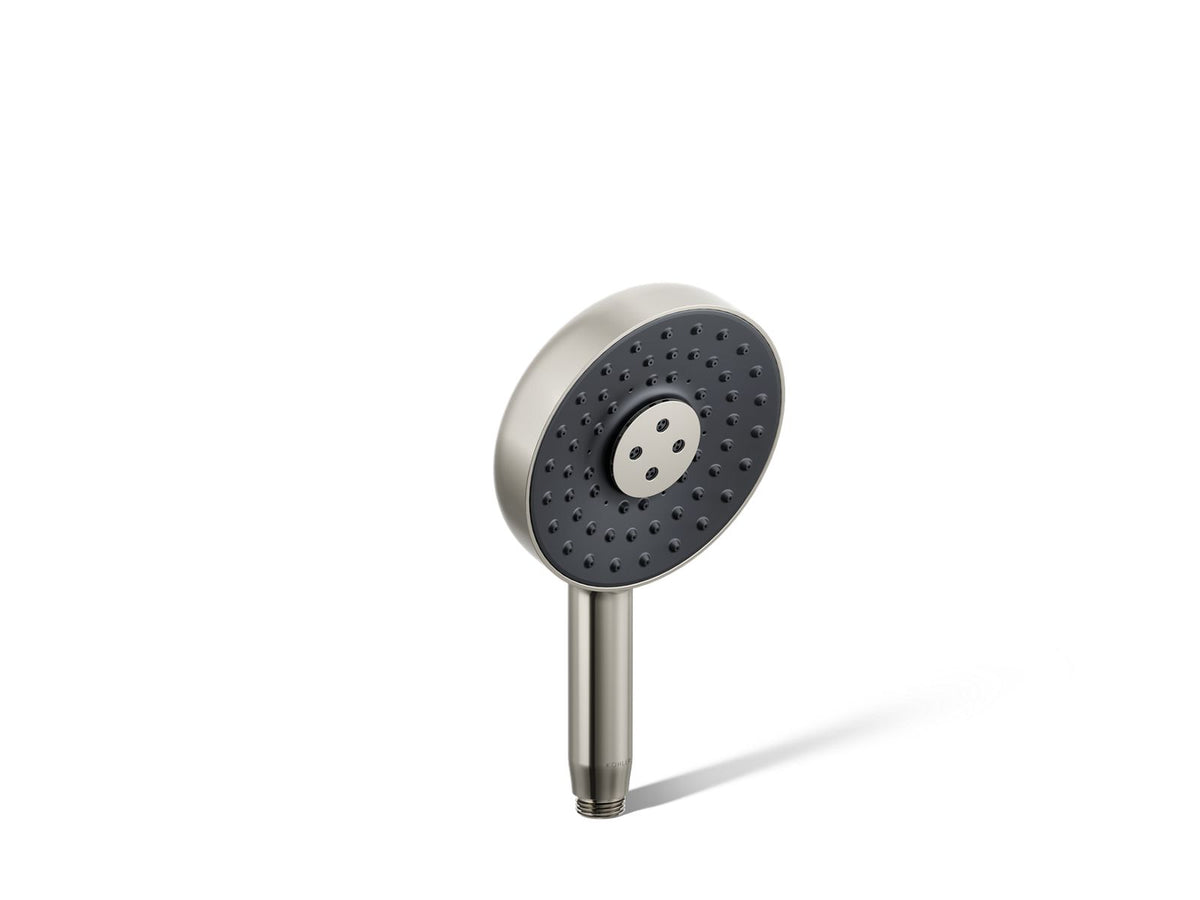 KOHLER K-26282-SN Statement Round Three-Function Handshower, 2.5 Gpm - Vibrant Polished Nickel