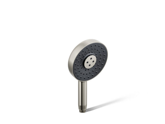 KOHLER K-26282-SN Statement Round three-function handshower, 2.5 gpm - Vibrant Polished Nickel