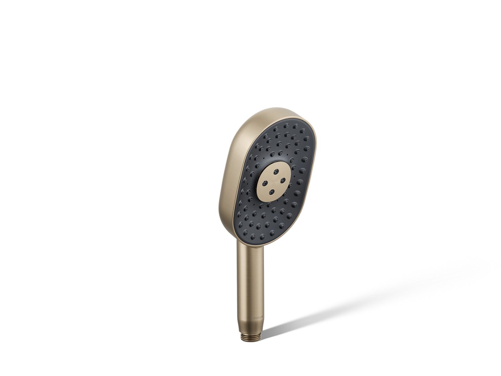 KOHLER K-26284-G-BV Statement Oblong Three-Function Handshower, 1.75 Gpm - Vibrant Brushed Bronze