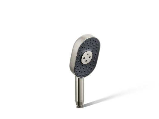 KOHLER K-26284-SN Statement Oblong three-function handshower, 2.5 gpm - Vibrant Polished Nickel