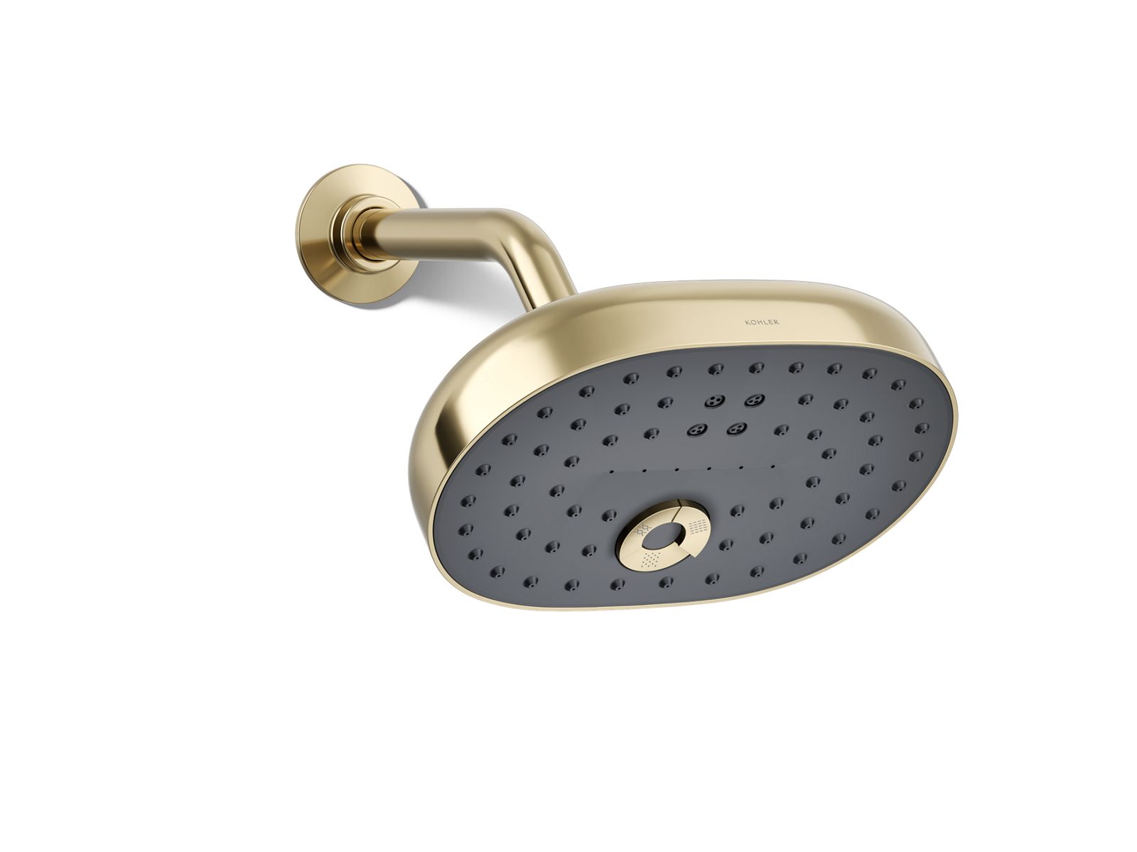 KOHLER K-26290-G-AF Statement Three-Function Showerhead, 1.75 Gpm - Vibrant French Gold