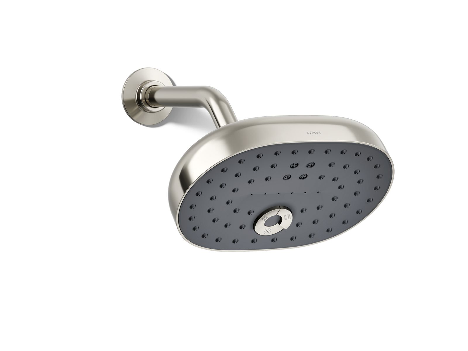 KOHLER K-26290-G-SN Statement Three-Function Showerhead, 1.75 Gpm - Vibrant Polished Nickel