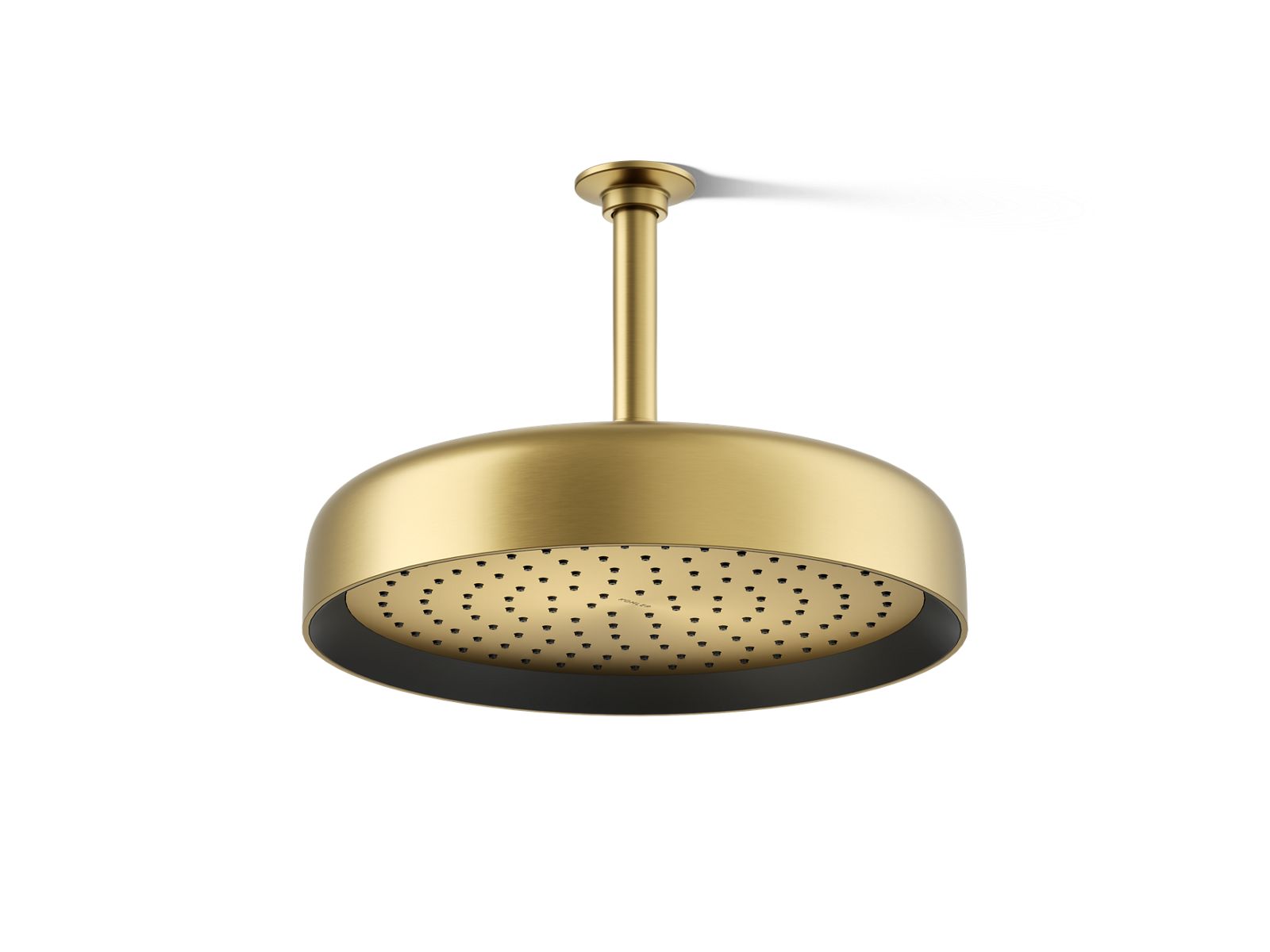 KOHLER K-26291-G-2MB Statement Round 12" Single-Function Rainhead, 1.75 Gpm - Vibrant Brushed Moderne Brass